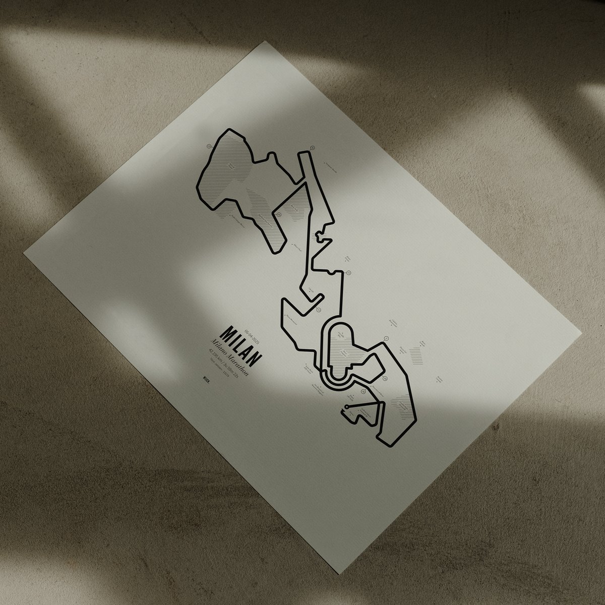 Poster van Marathon Milan 2026 | WIJCK. 